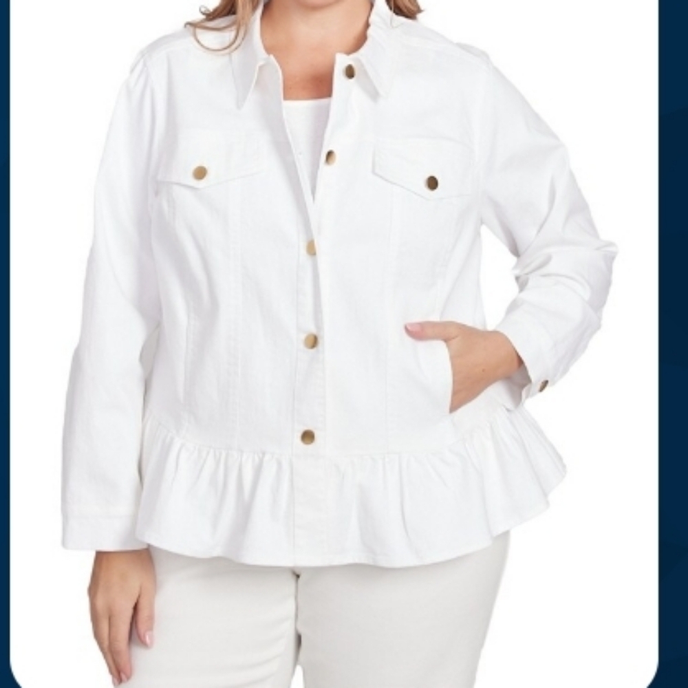 Ruby Rd. White Women's Jacket